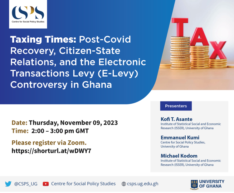 Taxing Times: Post-Covid Recovery, Citizen-State Relations, and the Electronic Transactions Levy (E-Levy) Controversy in Ghana_Image