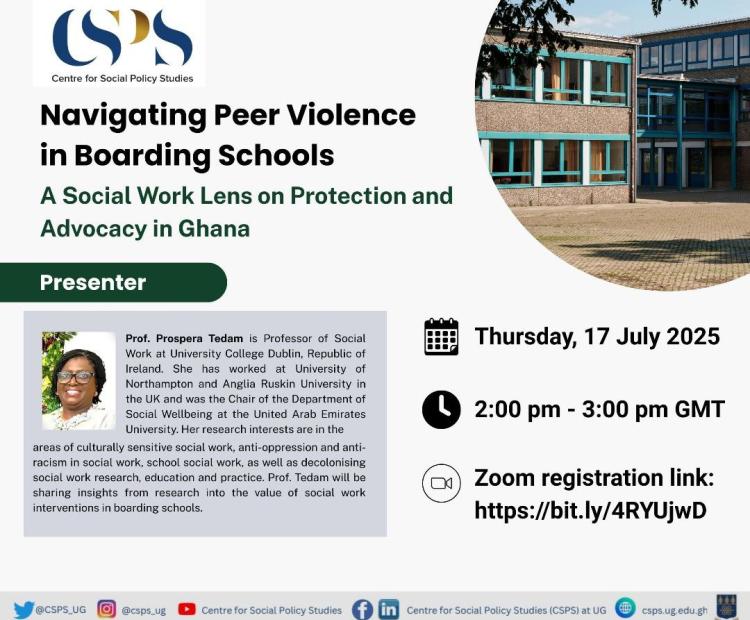 CSPS Webinar on "Navigating Peer Violence in Boarding Schools"