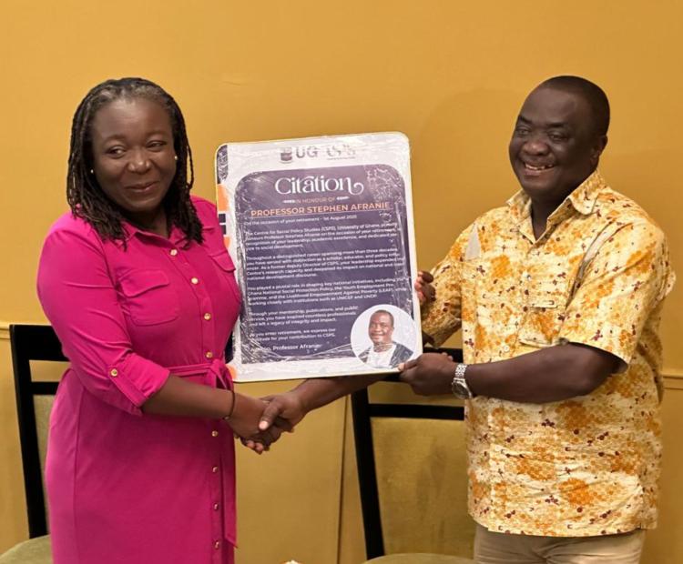 Prof. Stephen Afranie's Retirement